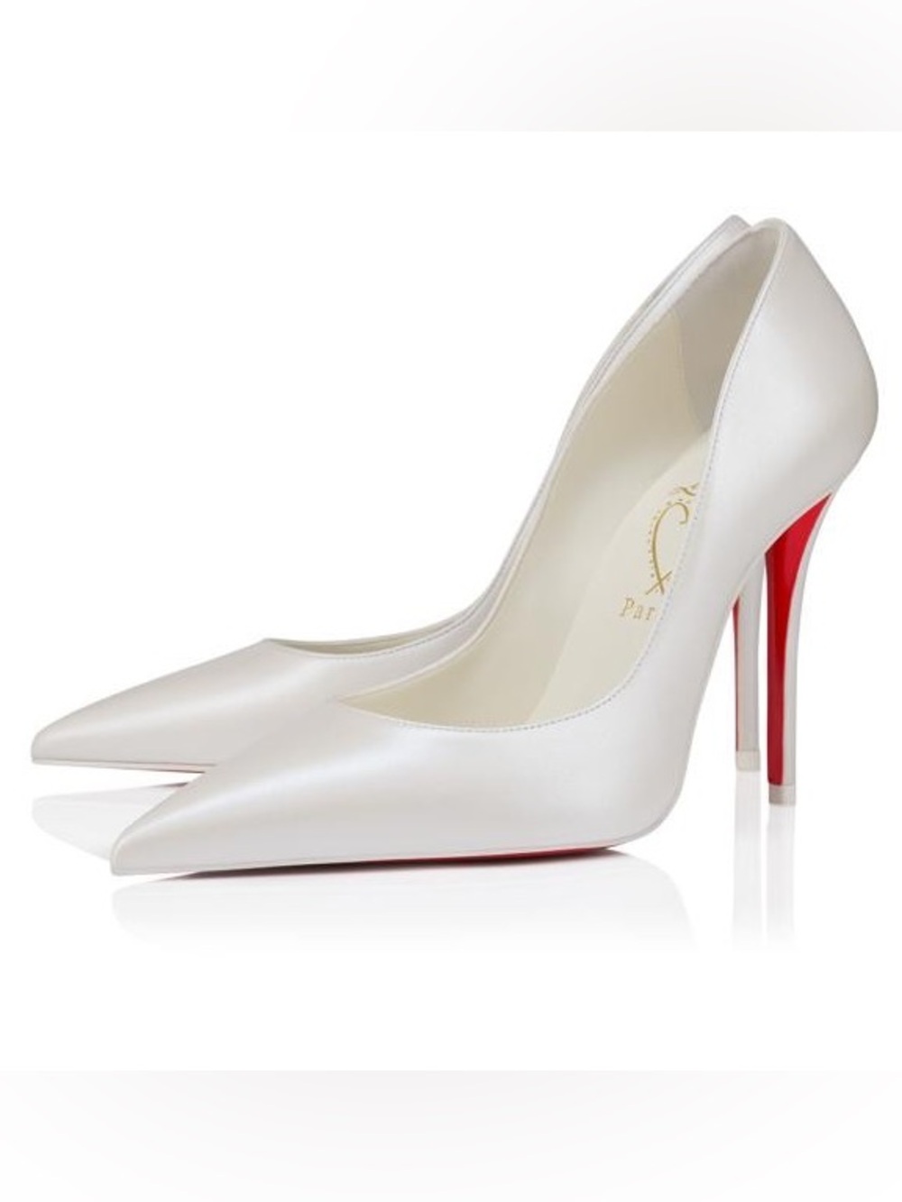Christian Louboutin Miss Z - Nappa leather White Heels